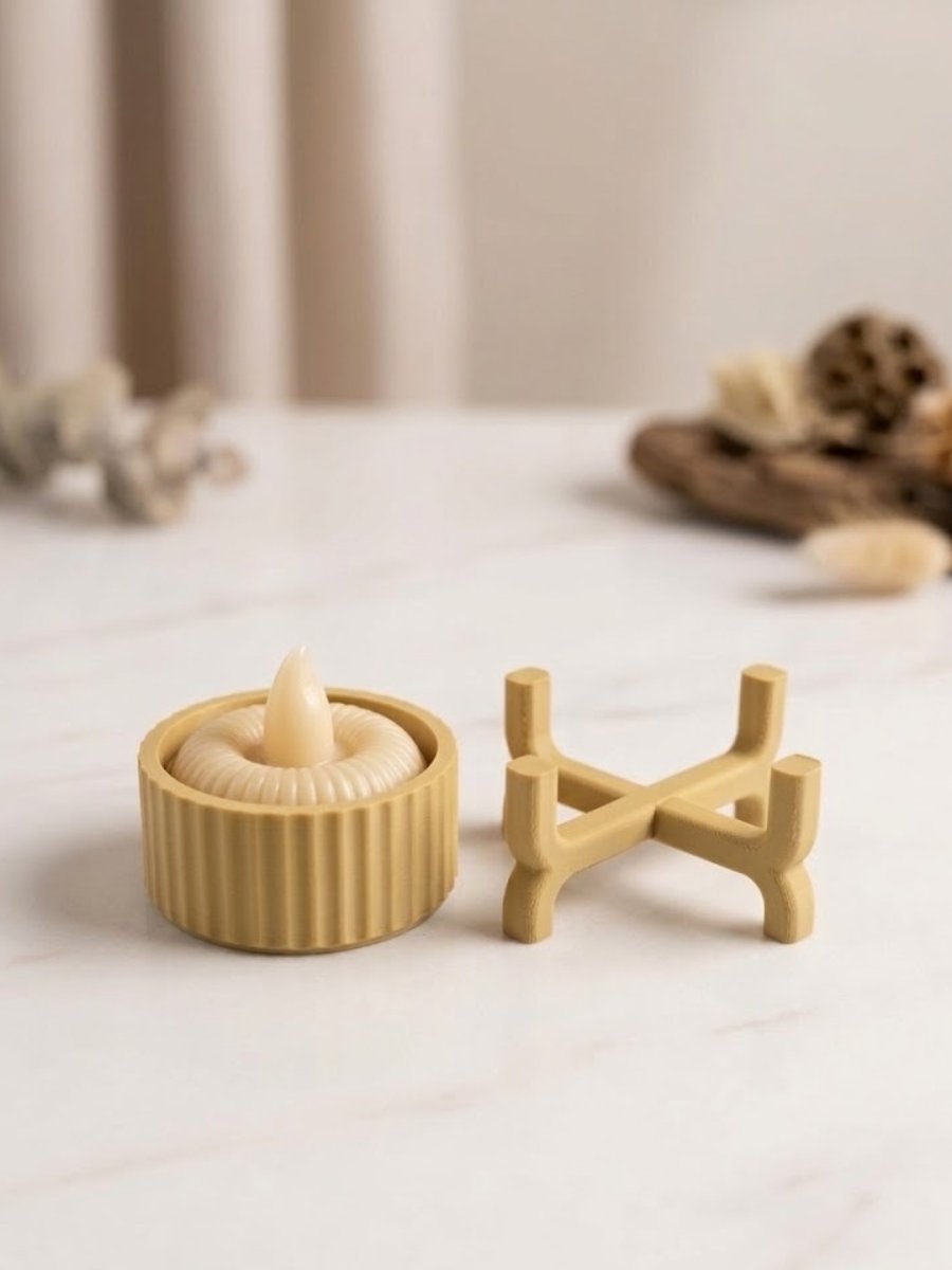 3D Bej Orbit Mumluk - Görsel 2