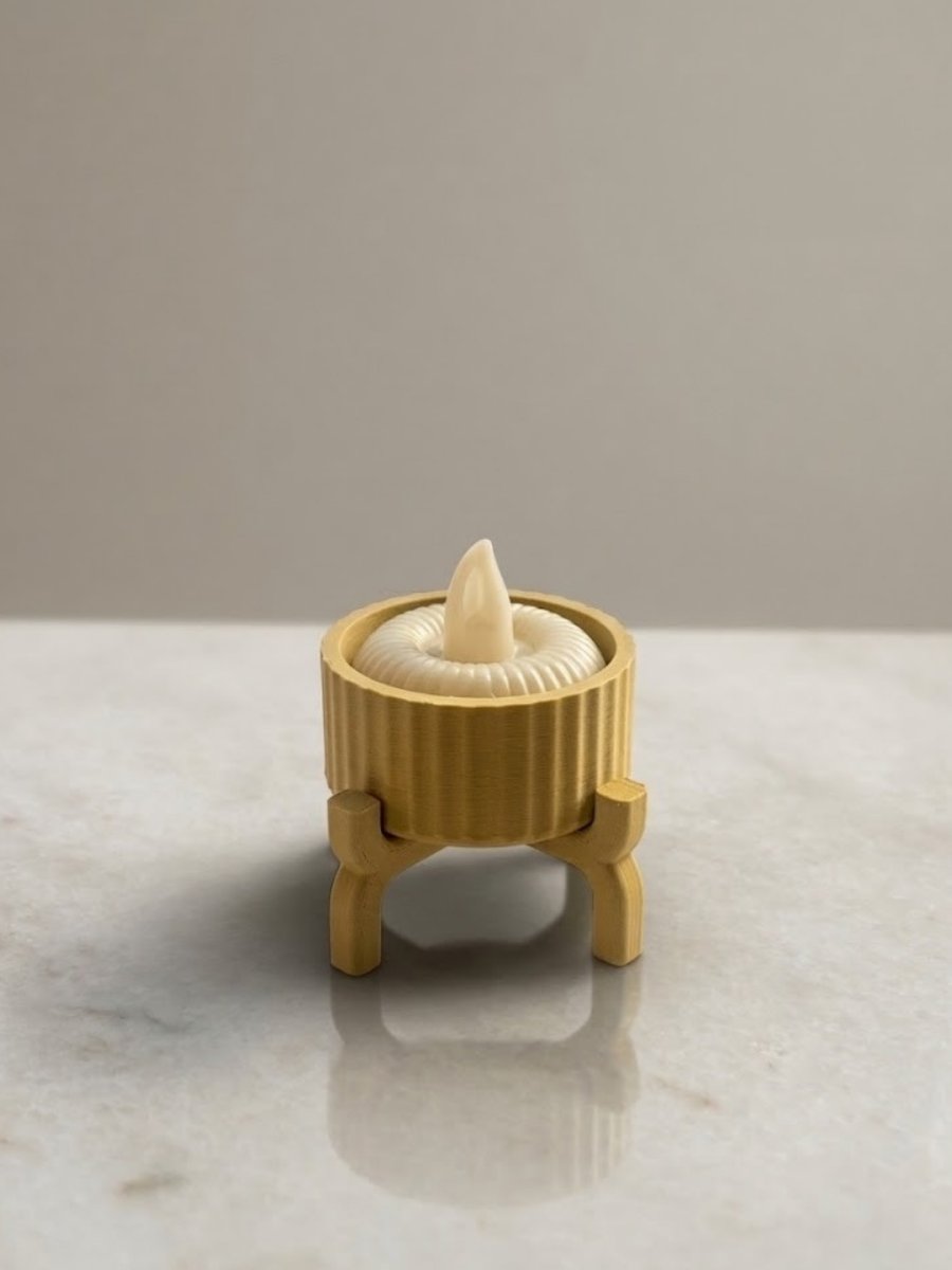 3D Bej Orbit Mumluk - Görsel 3